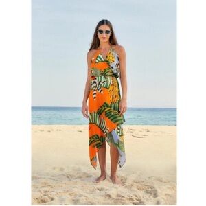 Pristine. Brand New (without tags) Farm Rio Wrap Maxi Dress